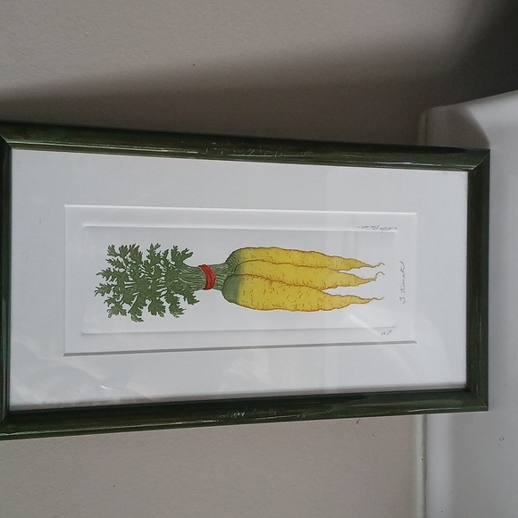 VTG Martha Hinson Serious Vegetables 3 Karats & Tip Top Rare (AP) Print … - Picture 9 of 10